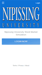 Mobile Screenshot of nipissing.stocktrak.com
